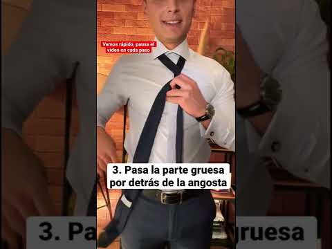 Video: Cómo ajustar una corbata: 13 pasos (con imágenes)