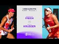 Magdalena frech vs ashlyn krueger  2024 rome round 1  wta match highlights