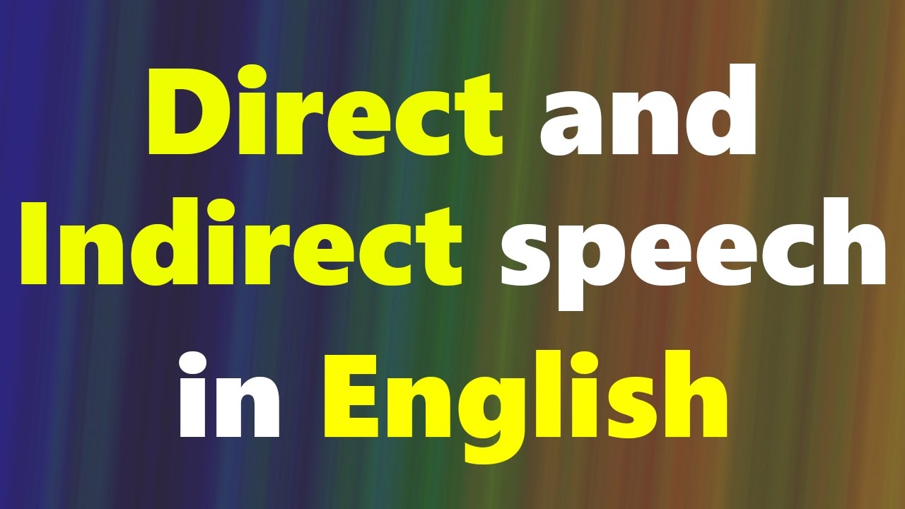 Direct And Indirect Speech Rules Chart In Urdu