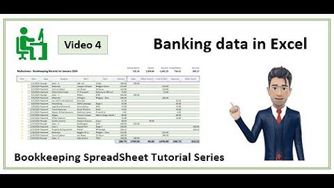 Bank Balances - Record and Reconcile using Excel Spreadsheets