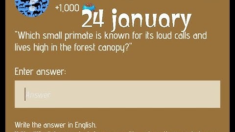 Zoo riddle of the day 24-25 january || Riddle of the day code