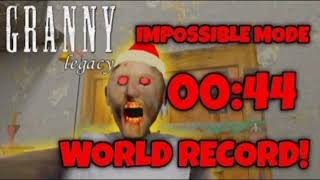 I Beat Granny Impossible Mode No Hiding - Day 1 Win