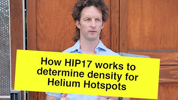How HIP17 works to determine density for Helium Hotspots