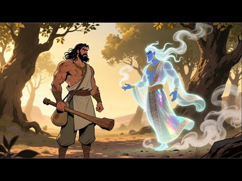 حطاب فقير مر علي قريه الجن وما حدث وكيف تغيرت حياته