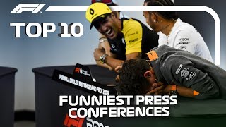 Top 10 Funniest F1 Press Conferences! screenshot 2