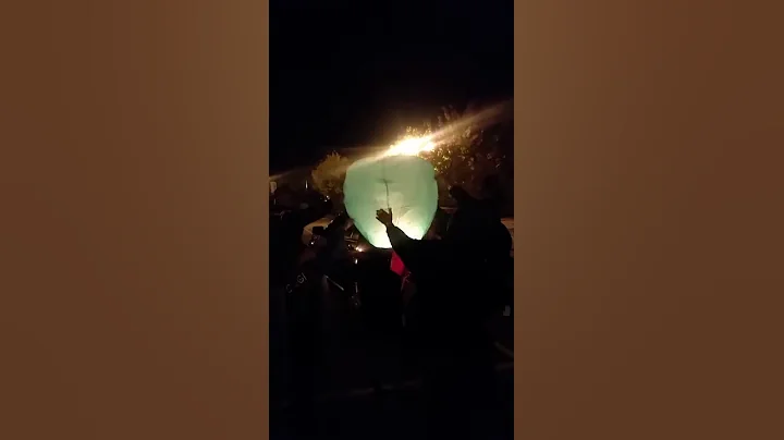 Wish lantern release for Sheila Lockhart 1 month p...