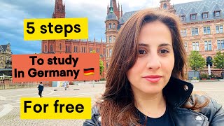 HOW I GOT 5 MASTER OFFERS | JUST 5 STEPS | STUDY IN GERMANY FOR FREE
