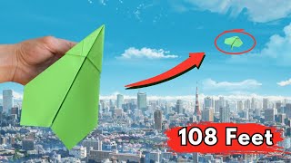 FLIES 100 PLUS FEET - How to Fold an Easy Plane | Arrowhead