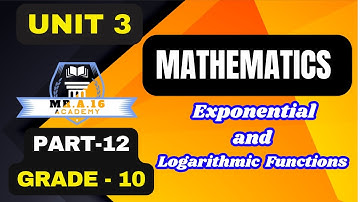 MATHS GRADE 10 UNIT 3 PART 12/ SOLVING EXPONENTIAL EQUATIONS WITH EXAMPLES & PRACTICE EXERCISES 3.27