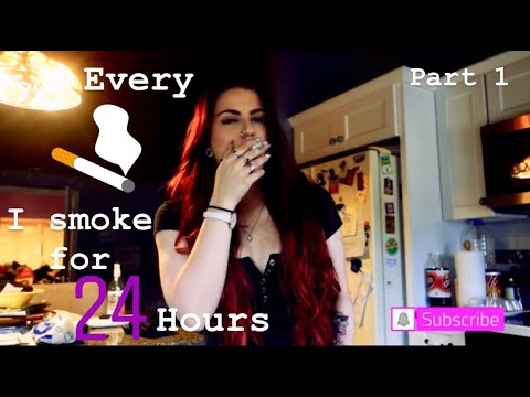 Every cigarette I smoke for 24 hours | Smoking Video