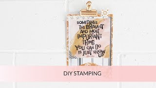 DIY Stamping with Heidi Swapp