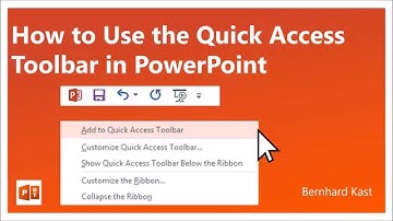 How to Customize the Quick Access Toolbar in PowerPoint