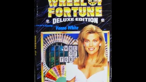 DOS Wheel of Fortune Deluxe Edition 4th Run Game #1