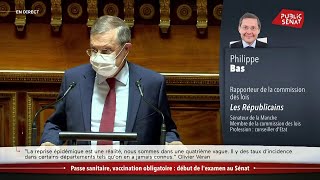 Projet de loi sanitaire : Philippe Bas veut un texte 