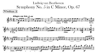 Beethoven Symphony No. 5【1st Violin】 Op.67 C minor sheet music