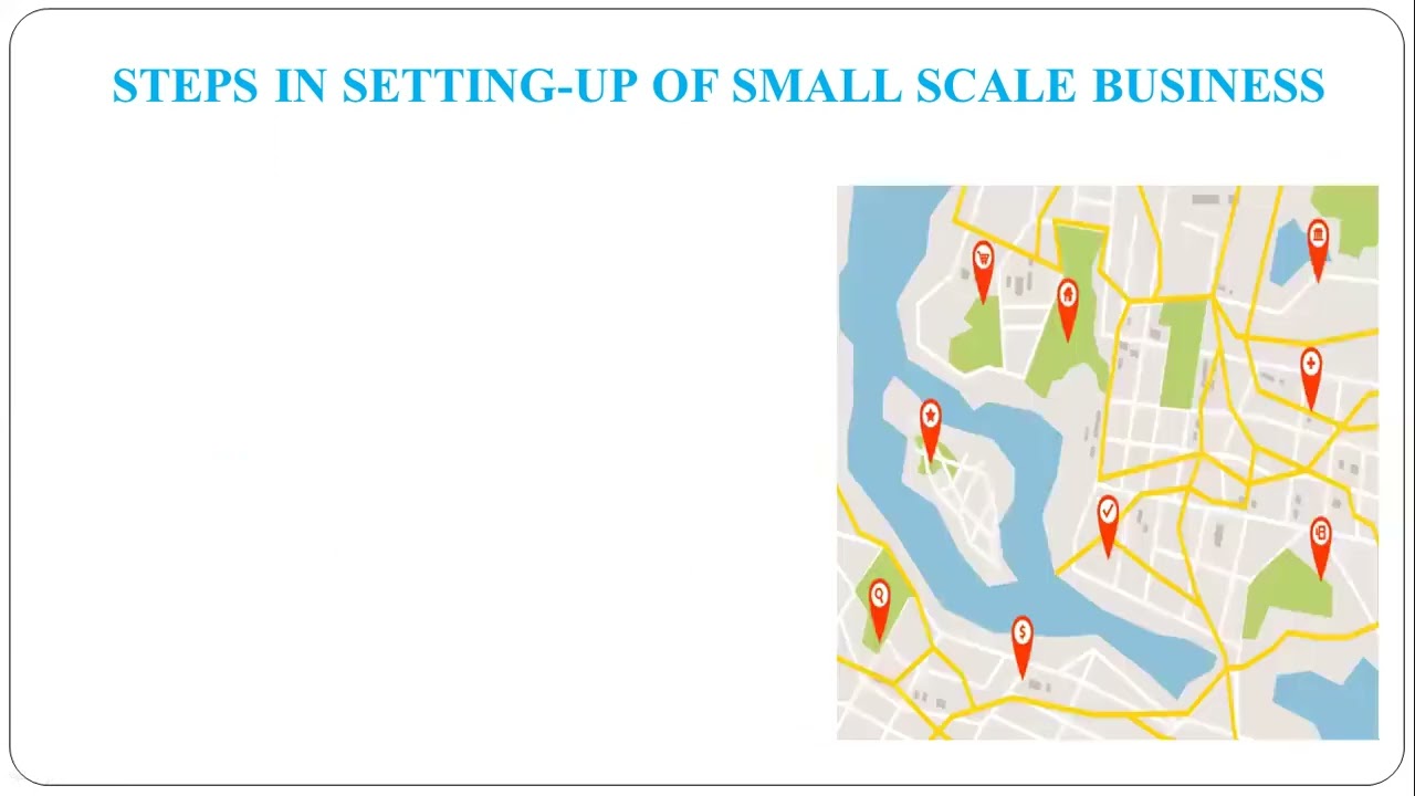 28 - Steps in setting up of Small Scale Business