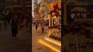 Magical Christmas in London 🎄✨ | Covent Garden Festive Lights | Winter Travel Vibes!#shorts #travel