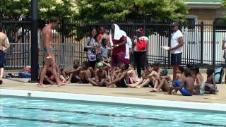 Olympic Medalists Cullen Jones and Conor Dwyer Help Chicago Kids Make A Splash