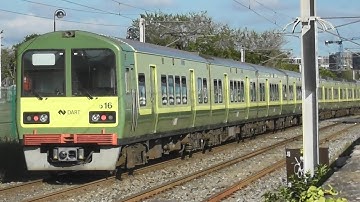 Irish Rail 8100 and 8510 Class Dart Trains - Booterstown, Dublin