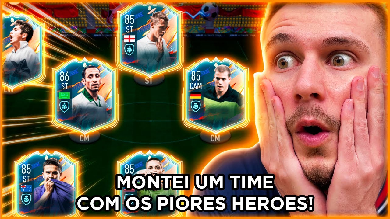 USEI OS PIORES HEROES DO FIFA 23 PARA JOGAR A WL!!! ULTIMATE TEAM