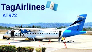 Tag Airlines ATR72-500 Trip Report | Flores (FRS) - Guatemala City (GUA) |4K|