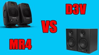 Adam Audio D3V   VS   Edifier MR4 (Sound Test)