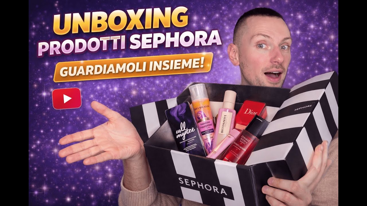 UNBOXING prodotti SEPHORA, scartiAMOli insieme!!