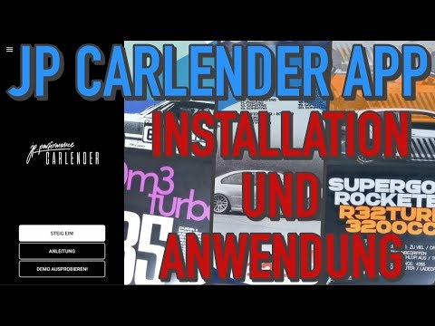 JP PERFORMANCE CARLENDER APP | Installation und Anwendung