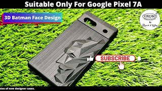 Google Pixel 7A Batman Design Soft Black Case By Vakibo Mobile Accessories screenshot 5