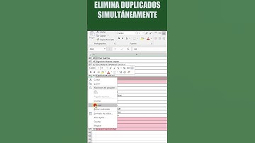 ELIMINA DUPLICADOS DE MANERA SIMULTÁNEAMENTE #excel #cursosexcel