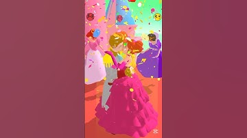 Princess Run 3D Fun Game #1 #Shorts #Viral #Funny