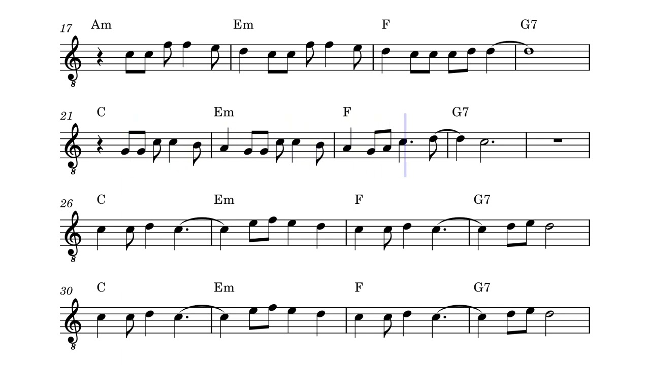 Aquarela (Partitura)