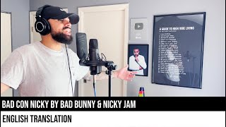 Watch Bad Bunny  Nicky Jam Bad Con Nicky video