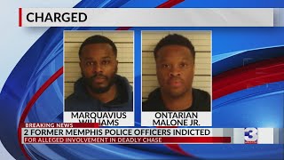 Two former Memphis officers indicted after deadly wreck during pursuit