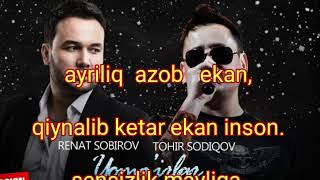 Renat Sobirov ft. Tohir Sodiqov - Yomg'irlar minus