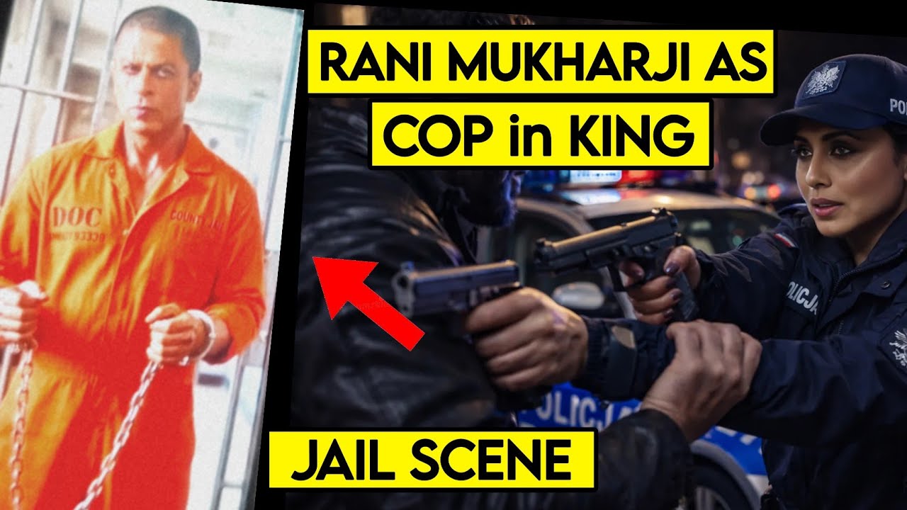 King Jail Scene Update Srk in jail | Rani Mukherjee as Cop in King | King Teaser Shah Rukh Khan King
