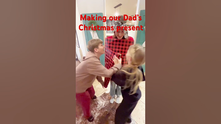 Making our Dad’s Christmas Present #foryou #trending #christmas #santa #trendingmemes