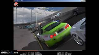 rFactor huge wreck caused by AI bot