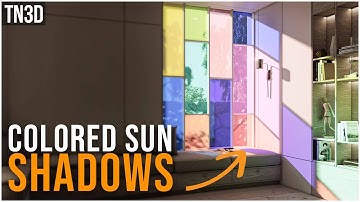 Enscape Tips - How To Add Color Sun Shadows To Your Interior Renderings