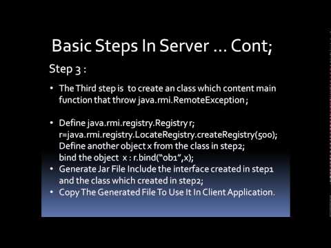 فيديو: لماذا يتم استخدام RMI في Java؟