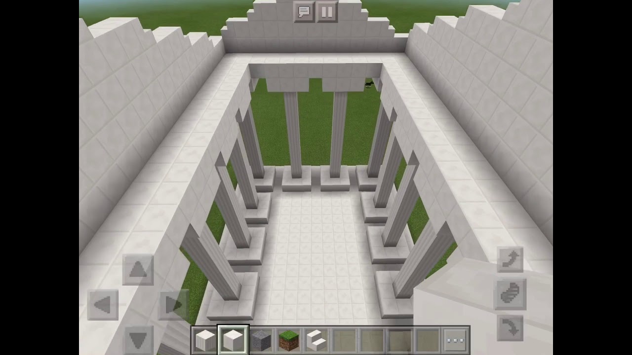 Minecraft 古希臘時期的帕德嫩神殿 Youtube