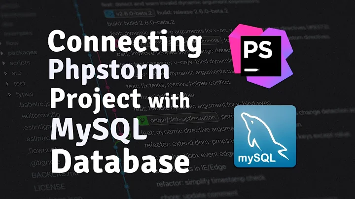 Connecting Phpstorm PHP Project with MySQL Database