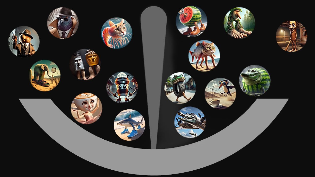 ALL 25 Italian Brainrot Marble Race in Algodoo