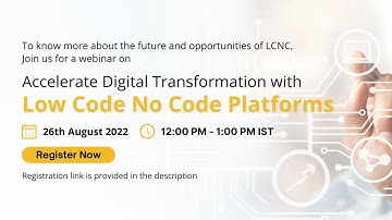 The future of coding is no coding at all - LCNC: TeamLease Digital