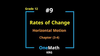 Chapter (3-4): Horizontal Motion Example 6