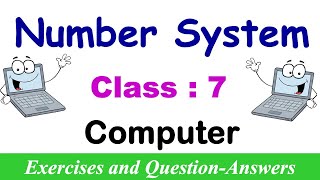 Weather Number System| Lesson EXERCISES | Class - 7 Computer | Question and Answers | Number System Quiz Sky View