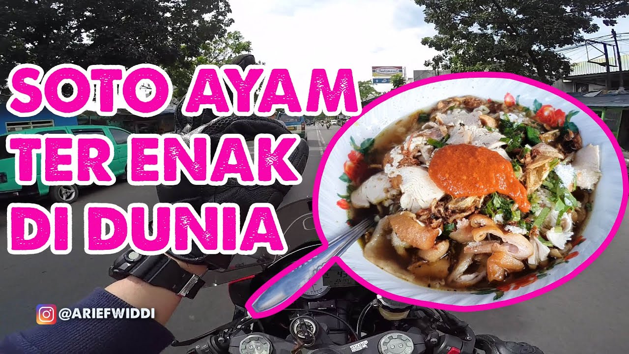SARAPAN SOTO AYAM TERENAK DI BANDUNG PAKE ZX6R 