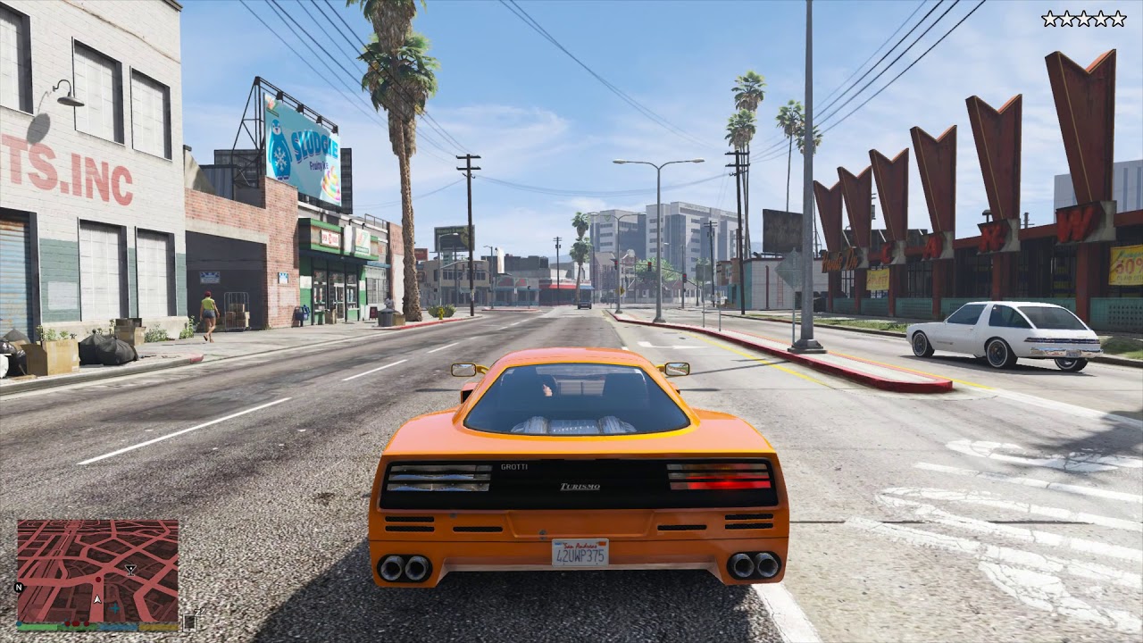 GTA 5 - Defeating Gang Hideout + Five Star Escape - YouTube