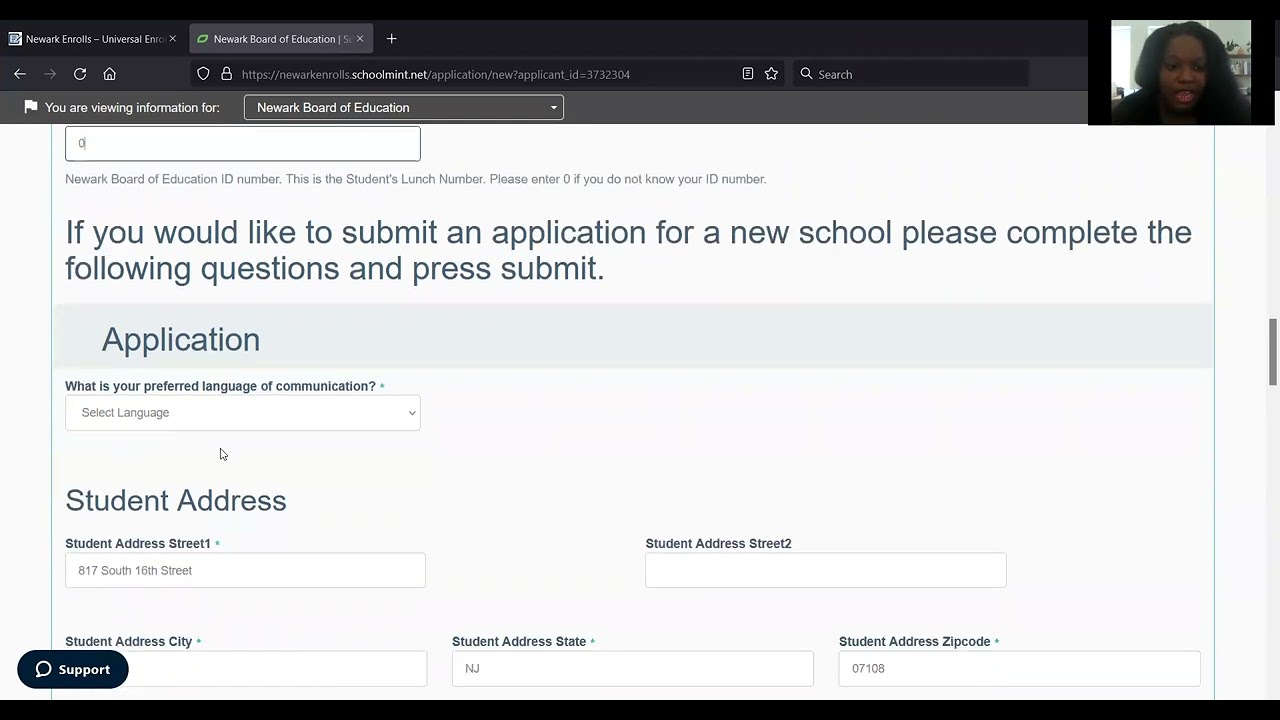 Newark Enrolls App Tutorial