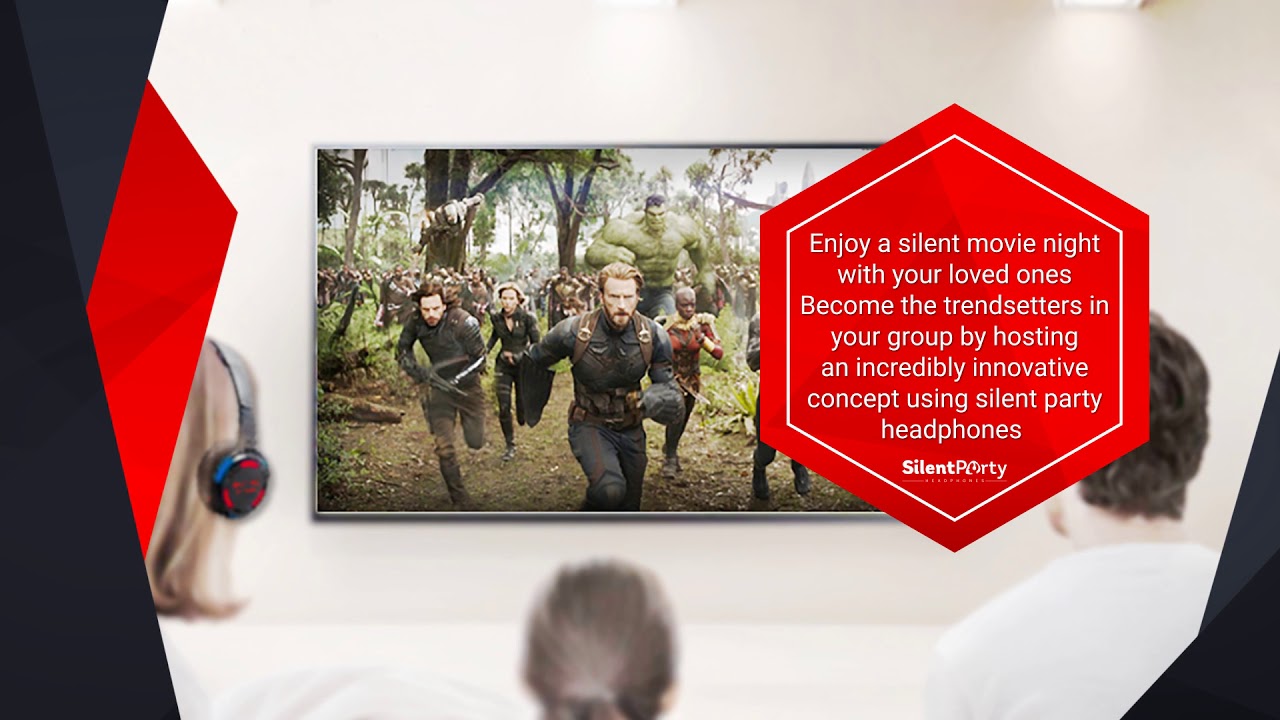 Silent party headphone